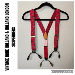 VINTAGE RARE HOLLAND & HOLLAND LONDON SUSPENDERS